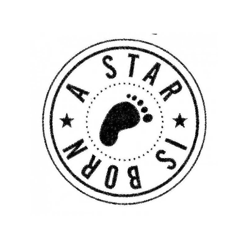 Tampon Naissance a star is born (une star est née)