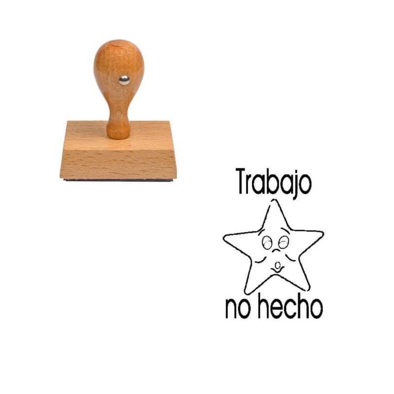 Tampon espagnol Trabajo no hecho
