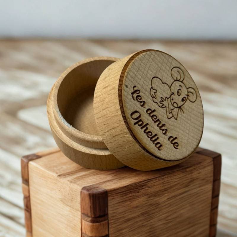 Boîte à dent de lait personnalisée