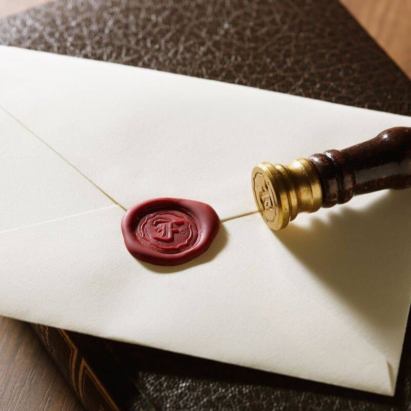 Cachet à cire