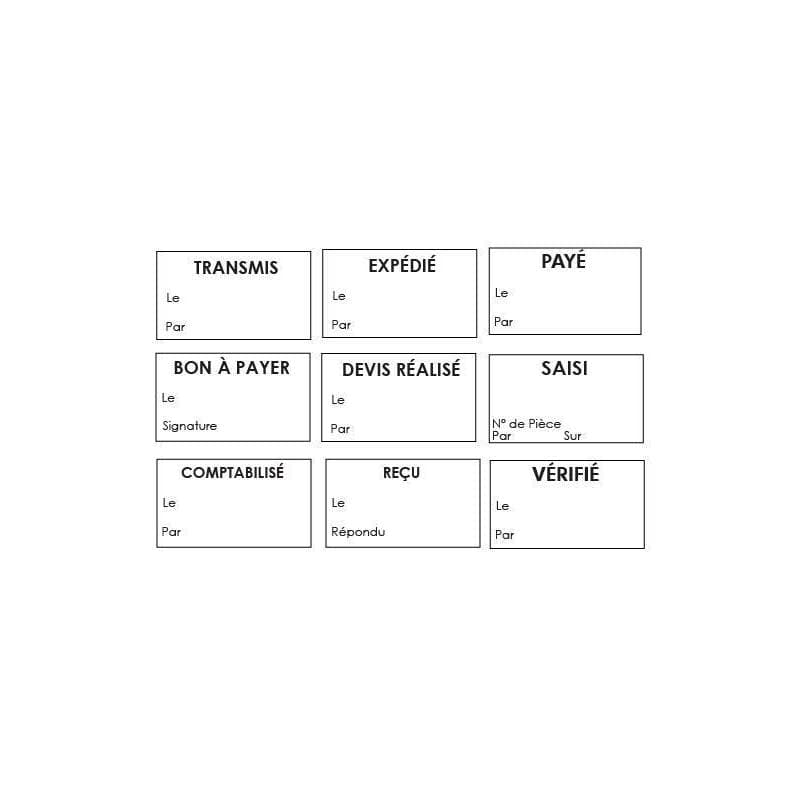 empreinte tampon commerciale 5460