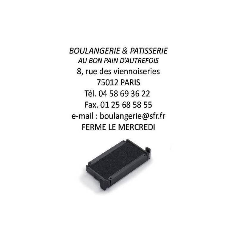 empreinte tampon encreur 4927