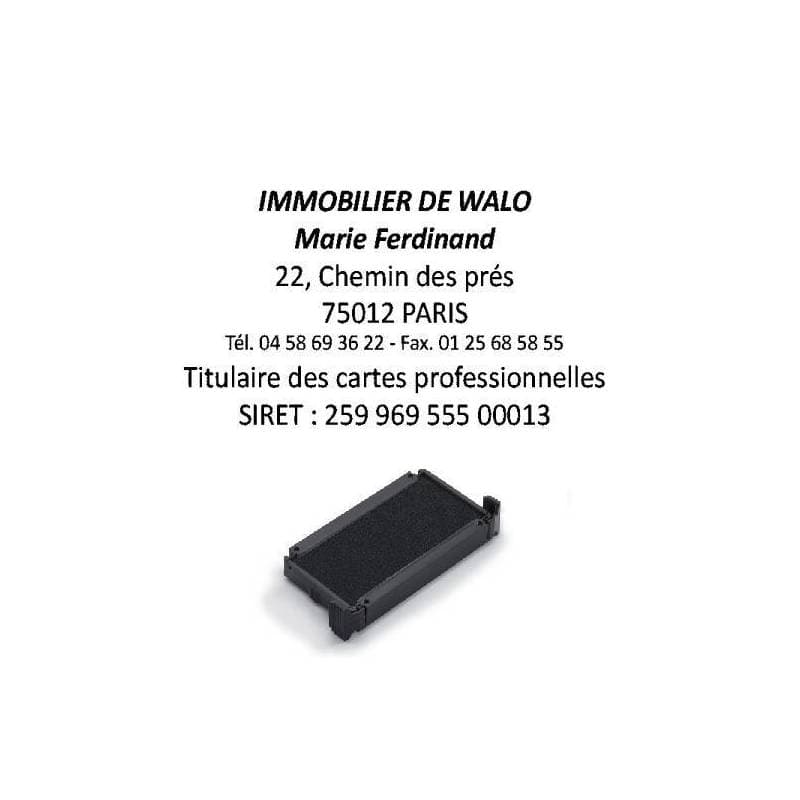 empreinte tampon encreur 4928