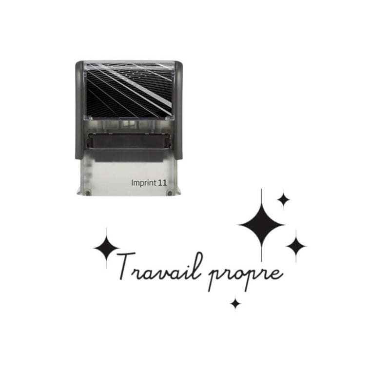 tampon encreur enseignant travail propre