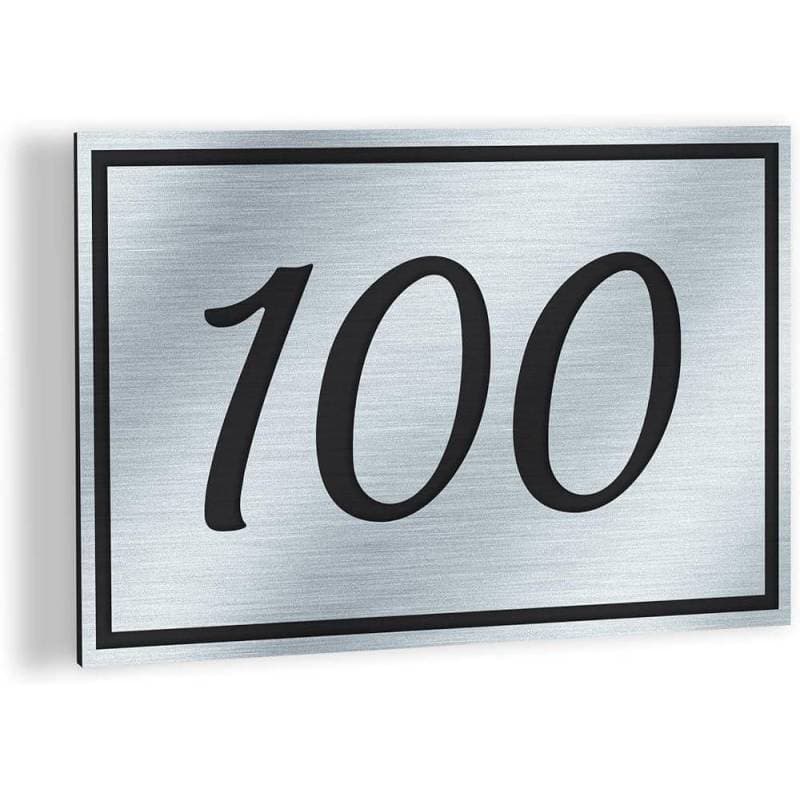 plaque maison aluminum