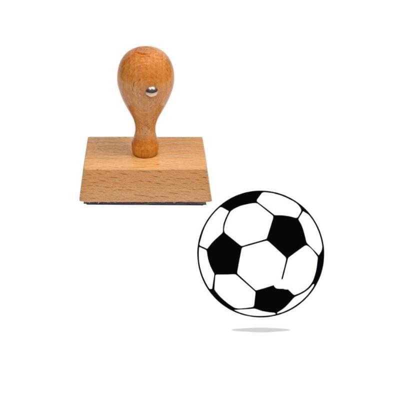 Tampon sport ballon de foot en bois