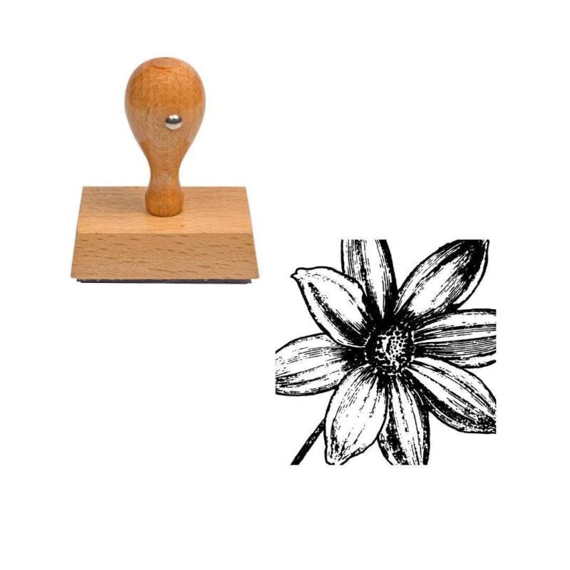 tampon fleur ancienne