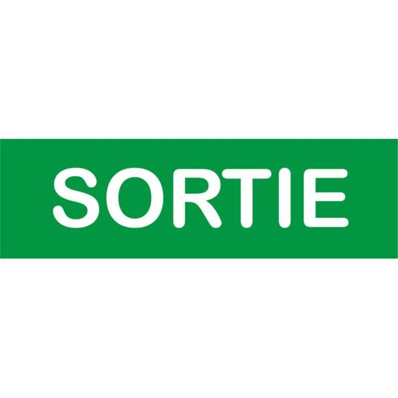 Plaque sortie