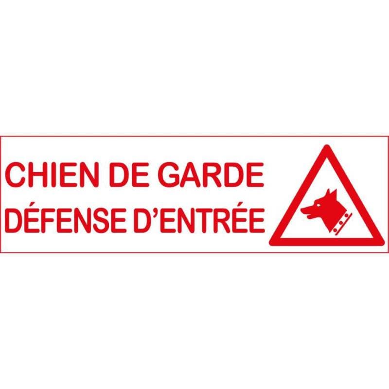 Plaque chien