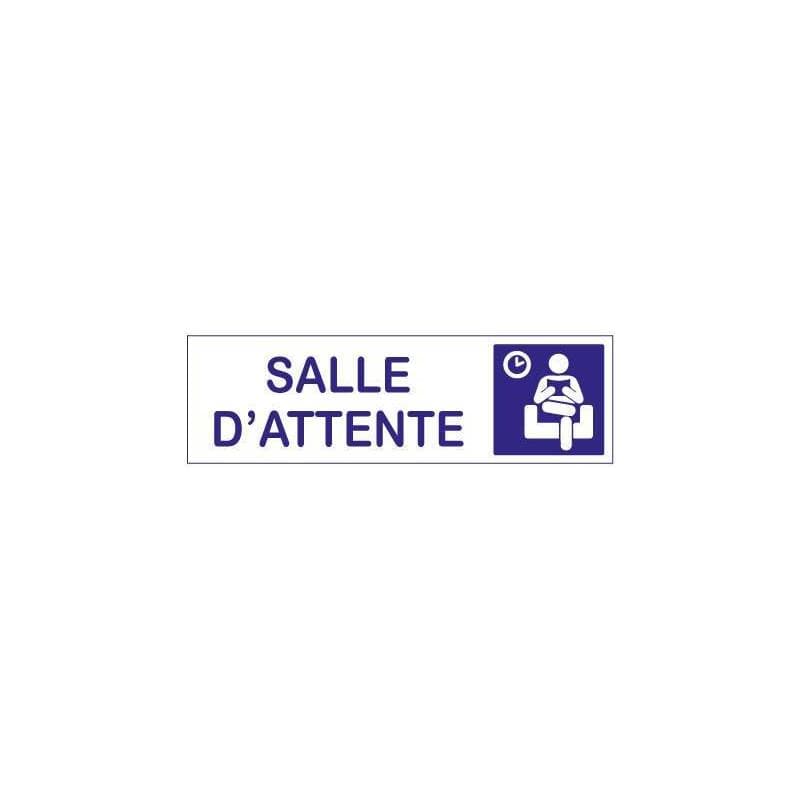 Plaque salle d'attente