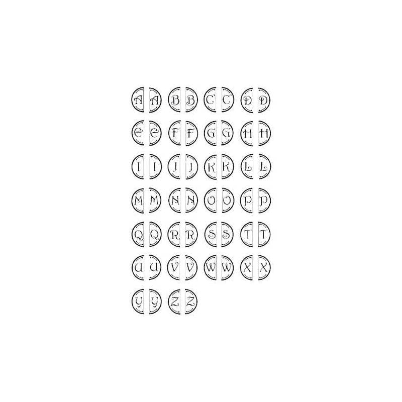 Sceau pour cachet de cire initiales — vue 1