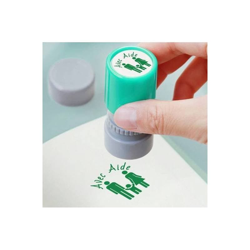 Tampon encreur enseignant Avec aide