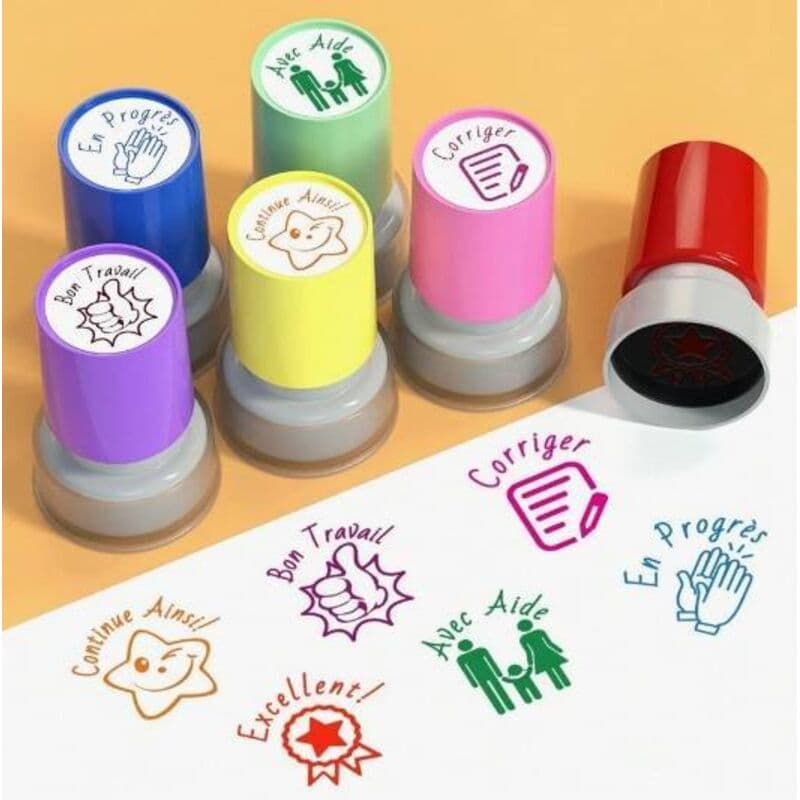 Coffret tampons enseignants x6