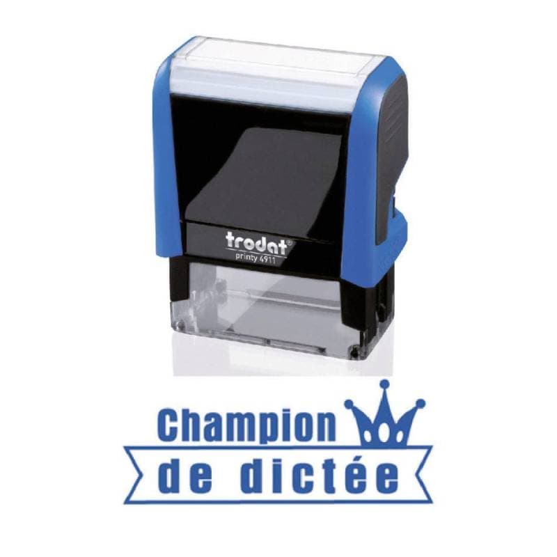 Tampon encreur enseignant Champion de dictée Trodat