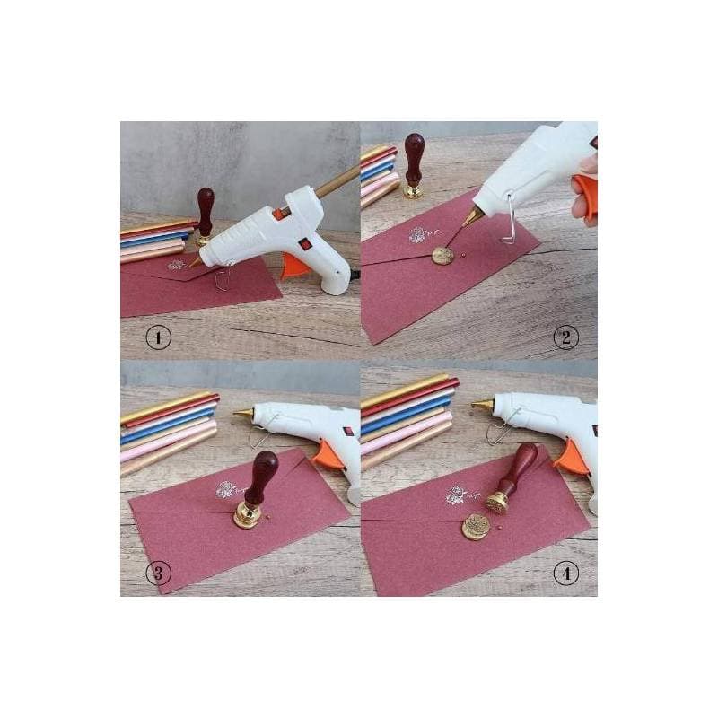 Bâton de cire or pour pistolet à cire exemple pour marquer