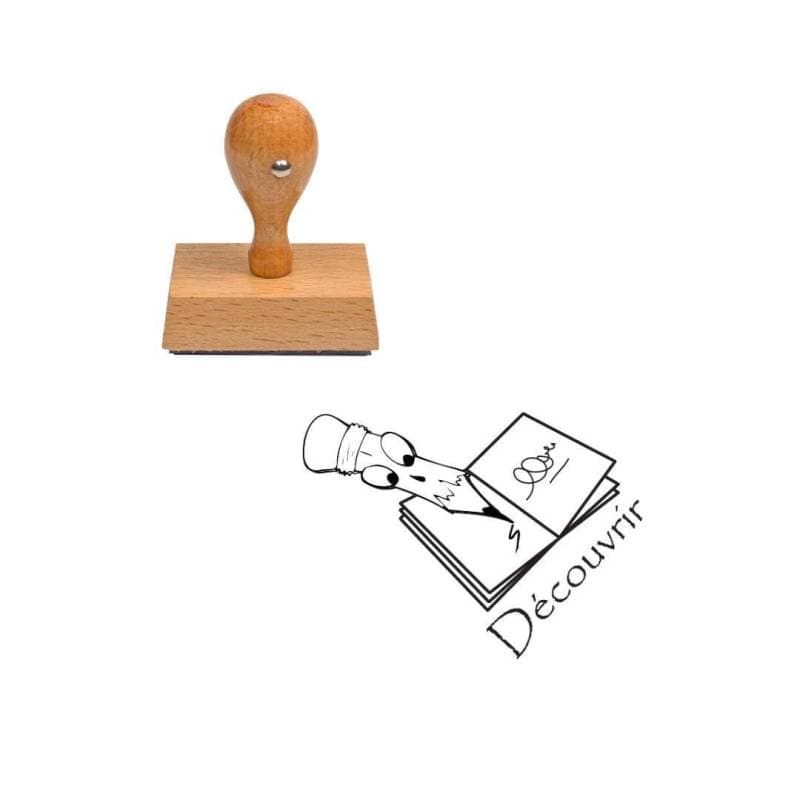 Tampon enseignant découvrir n°63