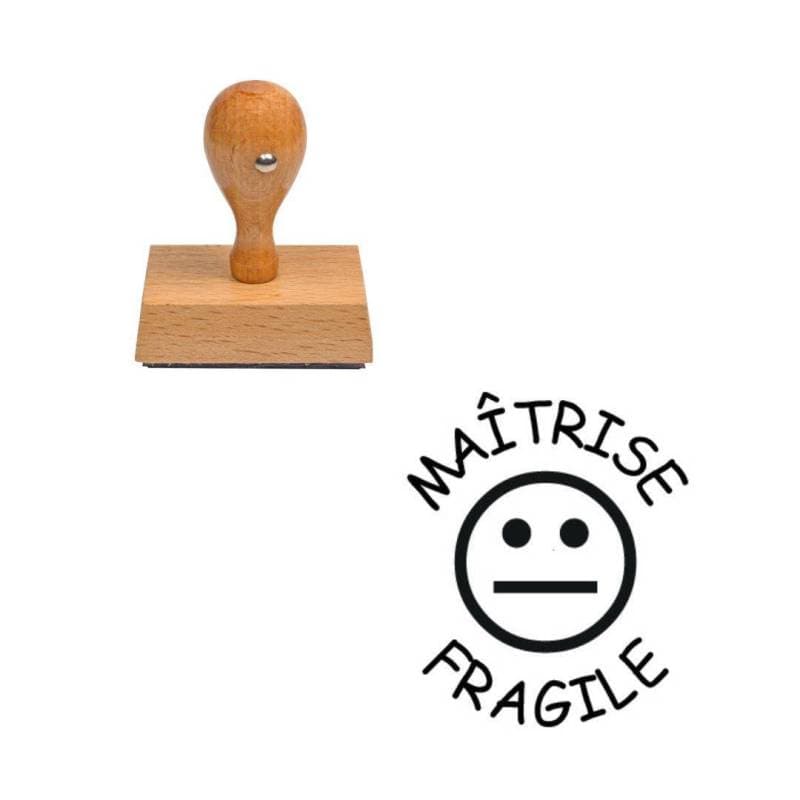 Tampon smiley maîtrise fragile n°240