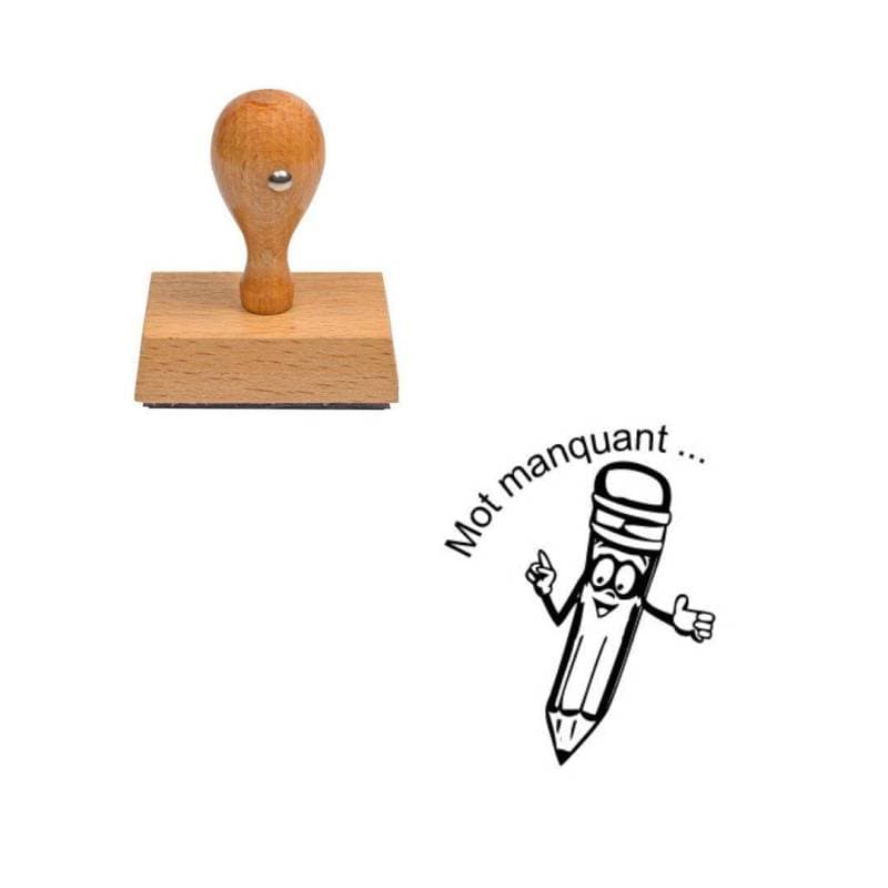 Tampon enseignant Mot manquant n°349