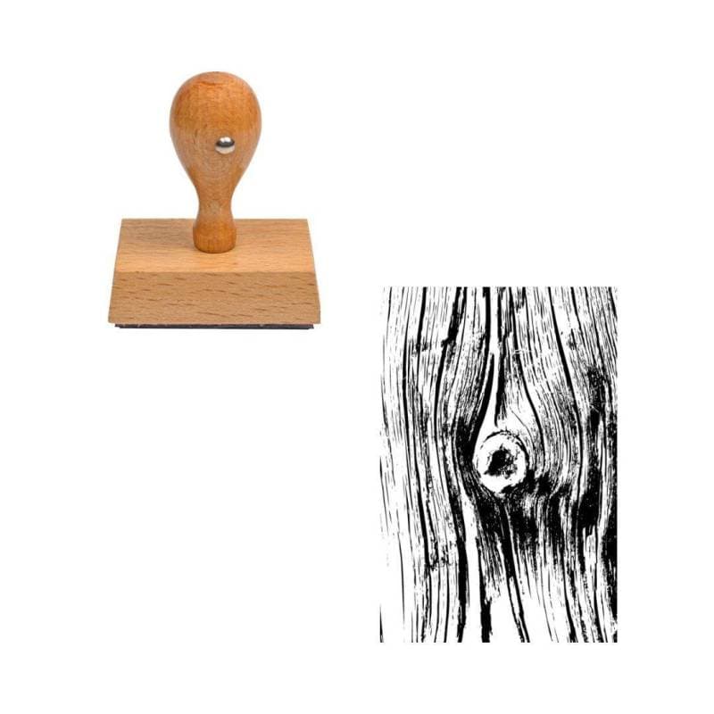 Tampon scrapbooking Ecorce de bois