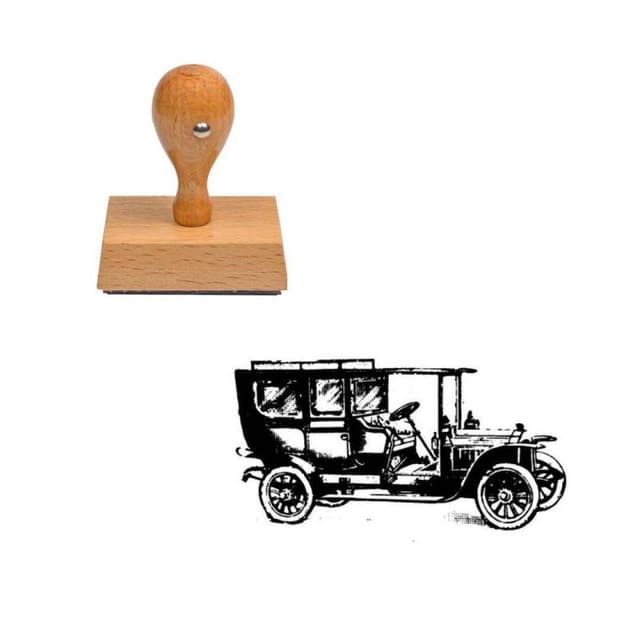 Tampon Automobile en bois