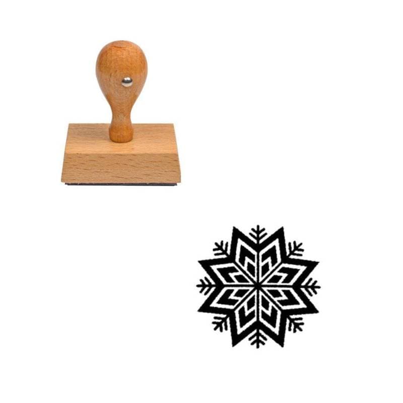 Tampon Noël Flocon de neige