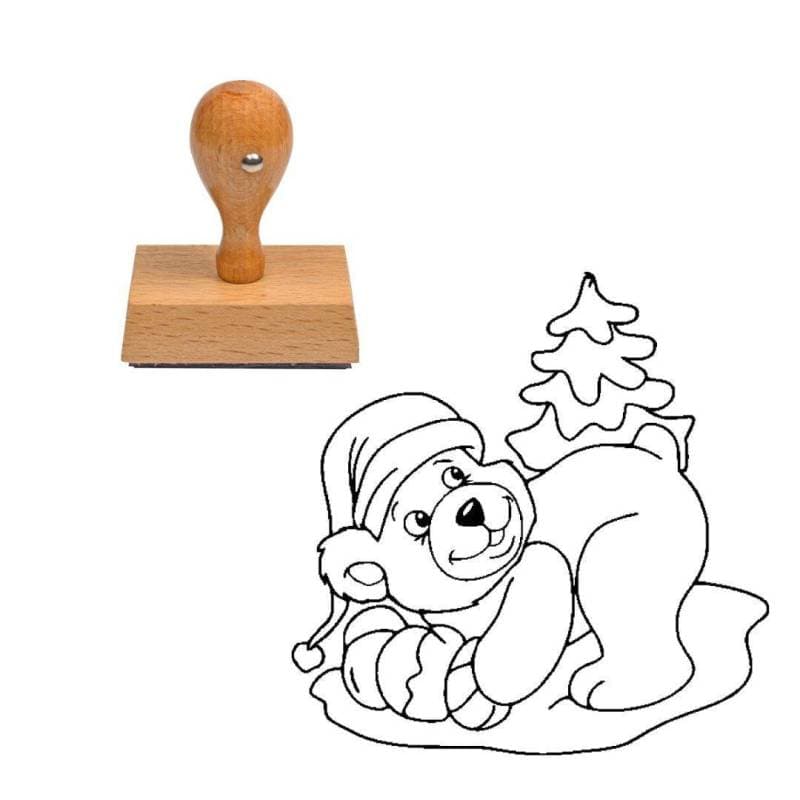 Tampon Noël Ours