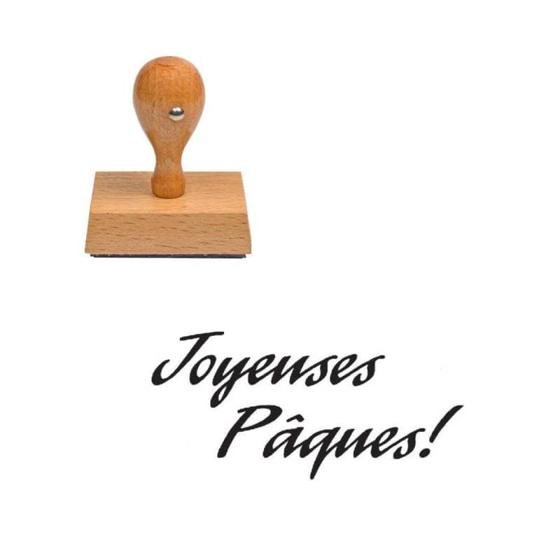 Tampon Pâques Joyeuses Pâques
