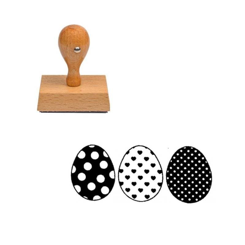 Tampon Pâques 3 œufs de Pâques