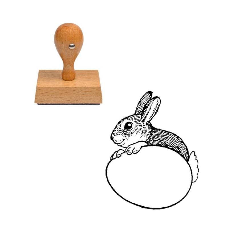 Tampon Pâques Lapin de Pâques tout mignon