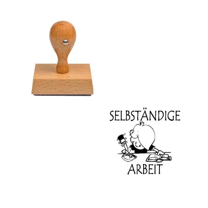 Tampon allemand Selbstandige arbeit
