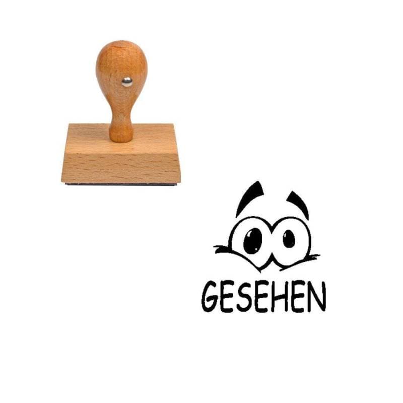 Tampon allemand Gesehen