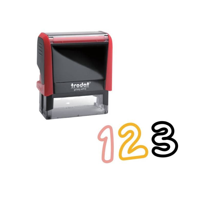 Tampon couleur en 3 couleurs 4913