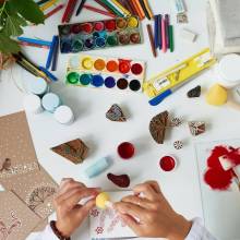 Tampons encreurs décoratifs - Ecriture et tampon