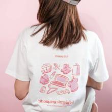 Tee shirt personnalisé - Ecriture et tampon